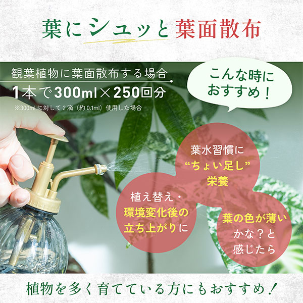 水でうすめてミストする液肥 無機タイプ 25ml