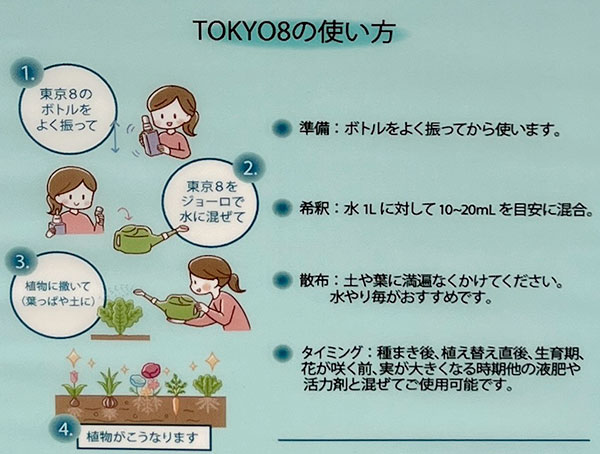 活力剤:東京8 2リットル