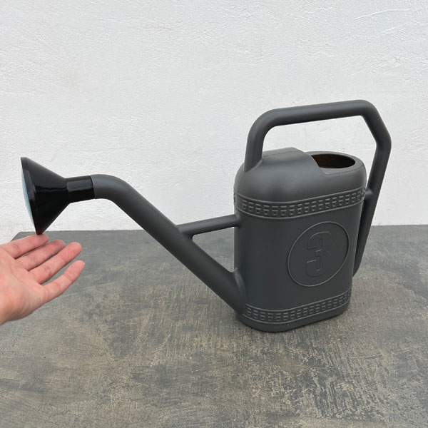 プラスチックジョーロ 3L グレー(GJ01)