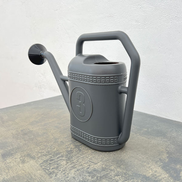 プラスチックジョーロ 3L グレー(GJ01)