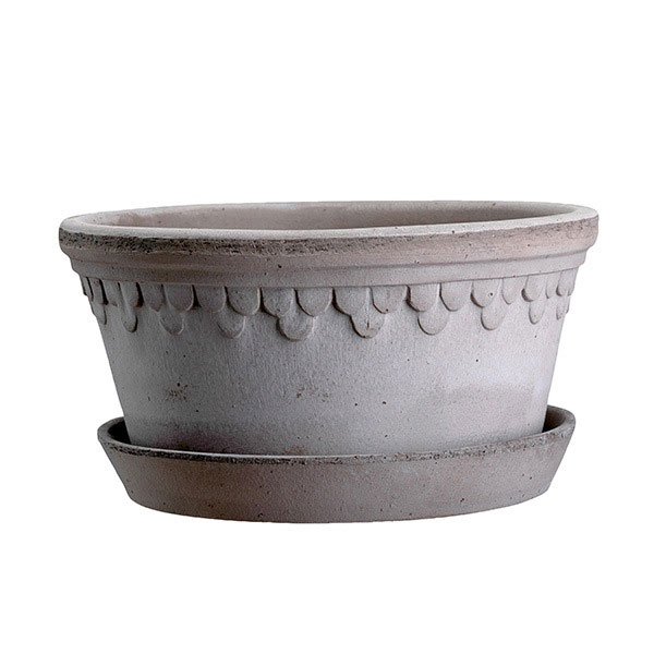 BERGS POTTER:コペンハーゲン21 LOW グレー(直径21cm)45447
