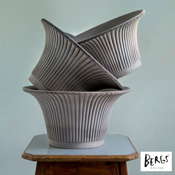 BERGS POTTER:デイジー25 グレー(直径25cm)42888
