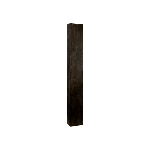 [送料無料]FRP製 高耐久枕木 高さ１５０cm 厚み１３cm「DURRA（デューラ）」アンティークブラウン1本（FMG-1500DBR）