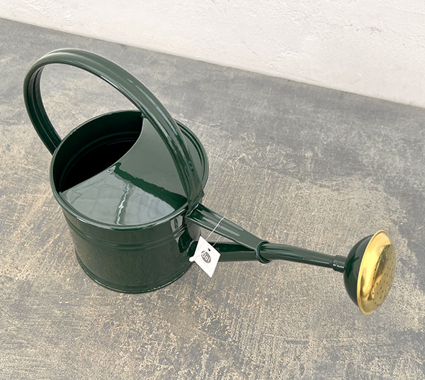 ジョウロ(ブリキ)1.5L:ブリキウォータリングカン1.5L(グリーン)64848