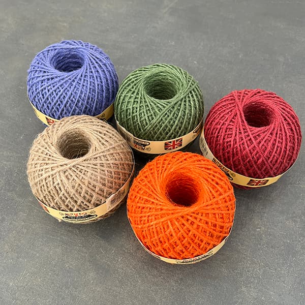 Nutscene（ナッツシーン）の麻紐120m巻き5色セット