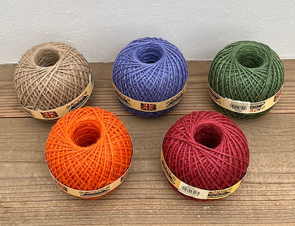 Nutscene（ナッツシーン）の麻紐120m巻き5色セット