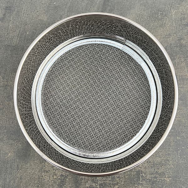 ステンレス フルイ 直径21cm・アミ3枚付(1373)