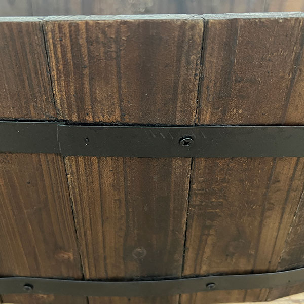 焼杉プランター:小判(小)2個セット