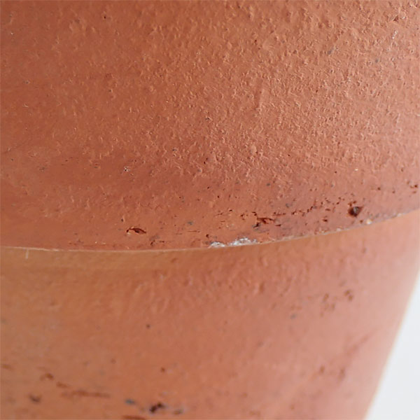 テラコッタポット12(直径12cm、高さ11cm)ソーサー付き