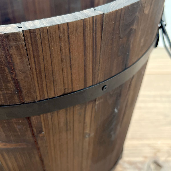 焼杉プランター：深丸（中）2個セット