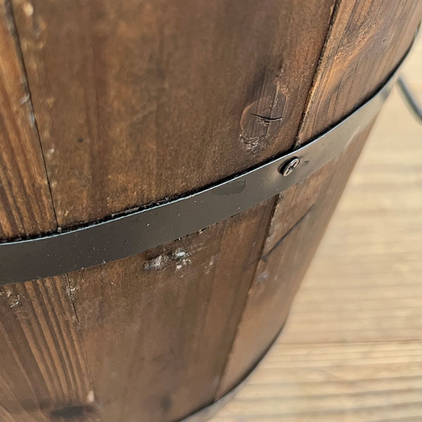 焼杉プランター：深丸（小）2個セット