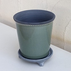 グレーズポット：GP-15　ヒスイ（直径15cm）