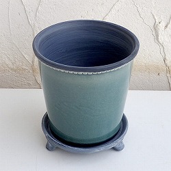 グレーズポット：GP-13　ヒスイ（直径13cm）