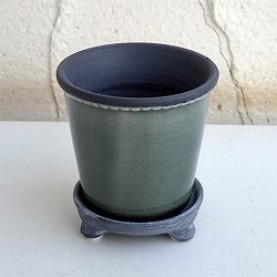 グレーズポット：GP-7　ヒスイ（直径7.5cm）