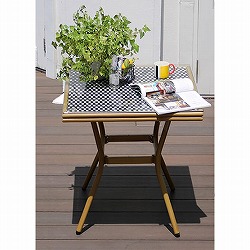 [送料無料]スクエアテーブル単品販売「プレジール」　ブラック（PLS-S70-BLK）