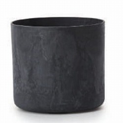 アートストーン 　シリンダーR  ブラックM（直径14cm）