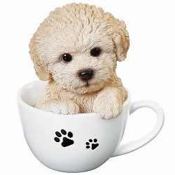 ドッグオーナメント（プードル）(14085)（高さ14.5cm）