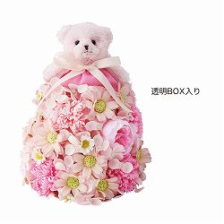園芸ネット本店｜[ギフトに]ベアードレスソープフラワーミックス（5131