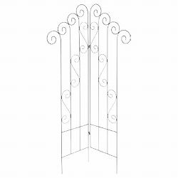 ガーデニングフェンスダブル（7207）幅85cm、奥行き1.5cm、高さ140cm、差込部分13cm　
