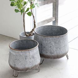 インタ・ホワイトレッグポット 2点セット（BW-06）