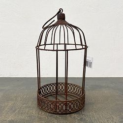アレンジケージ Sサイズ　ブラウン（直径15cm、高さ29cm）AAK25-S15