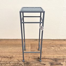 グレー角花台ハイ　Sサイズ（幅18cm、奥行18cm、高さ50cm）AFGK24-L3S
