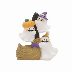 ハロウィンレジンオーナメント25-D-3ゴーストOR/ オレンジ（HGHW04OR）