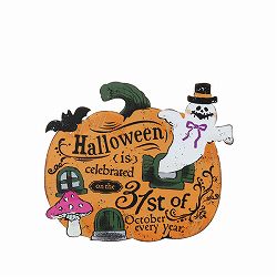 ハロウィンプレート25パンプキン（HPWP04）