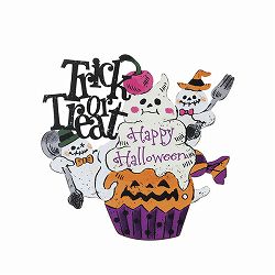 ハロウィンプレート25カップケーキ（HPWP05）