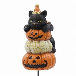ハロウィンレジンピック25-Bキャット*ジャックオーランタンBK / ブラック（WGHW02BK）]