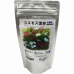 コスモス センセーション（中生）6～7色ミックス種子100ミリリットル詰 [20平米分　タネ 春～初夏まき 大輪長期開花の人気種]