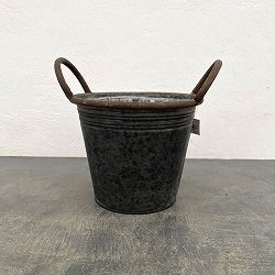 ブリキハンドルポット Lサイズ（BAGP1003L）