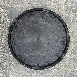 Sen シリーズ：プレート 丸 Sサイズ（直径13.8cm）ブラック