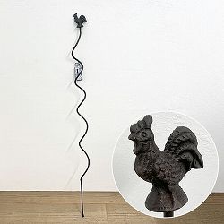 エッシャーデザイン　プランツサポートPY27：スパイラル にわとり