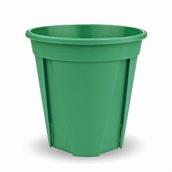 （わけあり特価）8号スリット鉢EU-24cmL（グリーン）5個セット