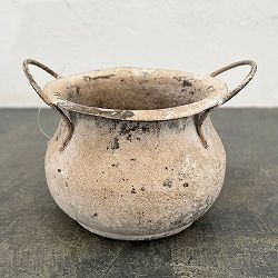 ミルヴァ：マルミット アンティーク（内径7.5cm／底穴なし）