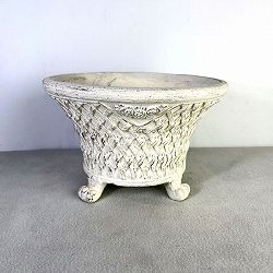 マイエイラウンドMホワイト（GF7173）直径26.5cm、高さ16.5cm（内径23cm）