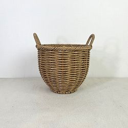 ガンセトハンドルサークルSブラウン（KM759）直径17.2cm、高さ15cm（内径15cm）