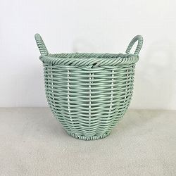 ガンセトハンドルサークルMグリーン（KM768）直径19.7cm、高さ17cm（内径18cm）