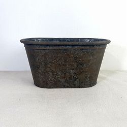 ミニョンオーバルSブラウン（MA2632）幅25cm、奥行14.5cm、高さ13cm（内径23cm×13cm）