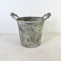 アンシャンハンドルサークルMグレー（UF529）幅28.2cm、高さ20.5cm（内径20.5cm）