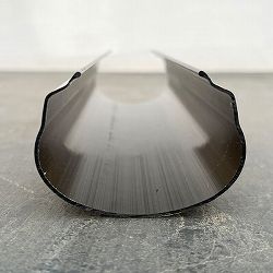 ねこの登り棒：ねこ型登り棒（クリアブラック） L30ｃｍ（外寸：幅約8cm x 長さ30cm）