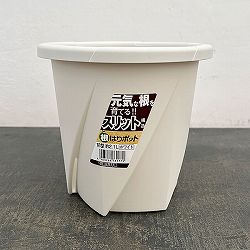 根はりポット 18型（直径18.0cm、高さ17.0cm、容量2.10L）ホワイト