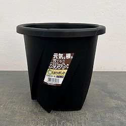 根はりポット 27型（直径27.0cm、高さ25.5cm、容量7.40L）ブラック