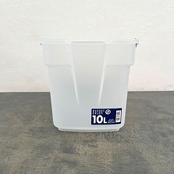 バケツ・エンジョイ 10L（29.5cm、28.2cm、高さ24cm） クリア