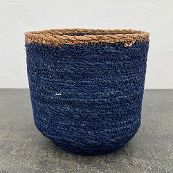 シーグラスポット16B（直径約16cm）ブルー／39088