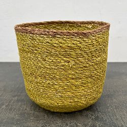 シーグラスポット16Y（直径約16cm）イエロー／39086