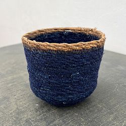 シーグラスポット12B（直径約12cm）ブルー／39084