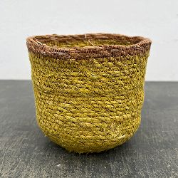 シーグラスポット12Y（直径約12cm）イエロー／39082