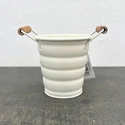 メタルソーホワイトS（直径11.5cm 高さ11.5cm）